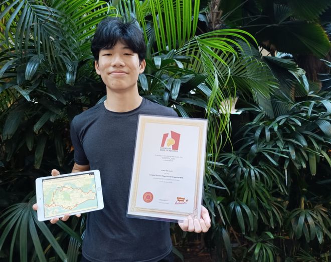 徒步165公里纪念亲人、筹$2000抗癌善款新加坡少年壮举感动全岛(图7) 徒步165公里纪念亲人、筹$2000抗癌善款新加坡少年壮举感动全岛(图7)